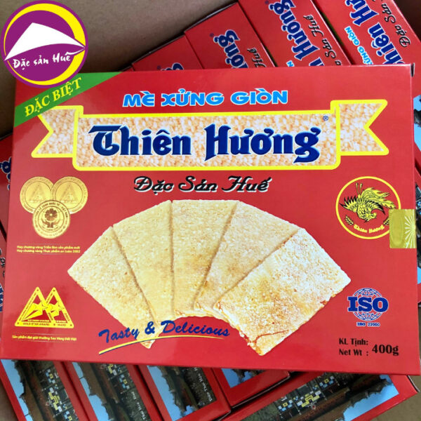 Mè xửng Thiên Hương giòn hộp 400gr