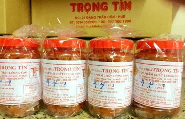 Tôm chua Huế - Trọng Tín hủ 500gr
